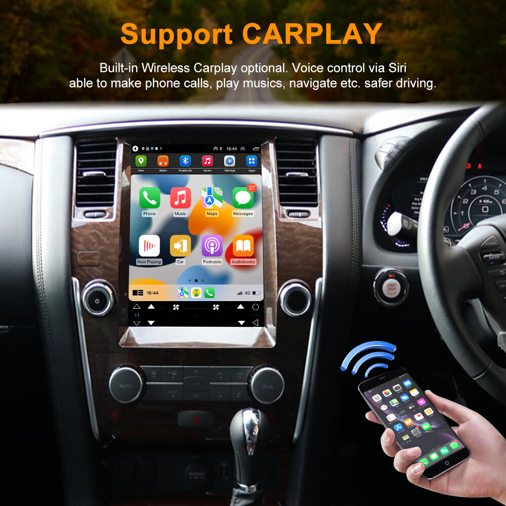 Android system multimedia DVD player For Nissan Patrol Y62 2016 navigation GPS
