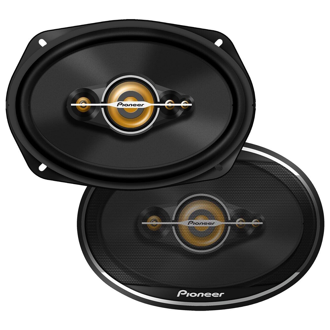 PIONEER 1400W 5-Way 6×9 Coaxial Car Audio Speakers + 500W Tweeter + 100ft wire