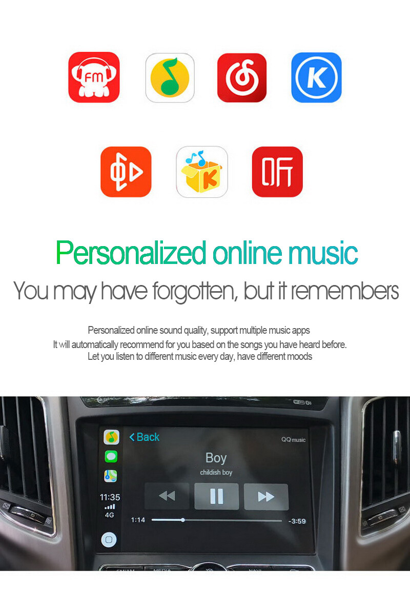 Car Dongle Connect Box Android Car Auto USB Carplay Adapter Wired Carplay Dongle