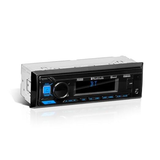 P350MB Car Audio Stereo System – Single Din, Bluetooth Audio and Single DIN