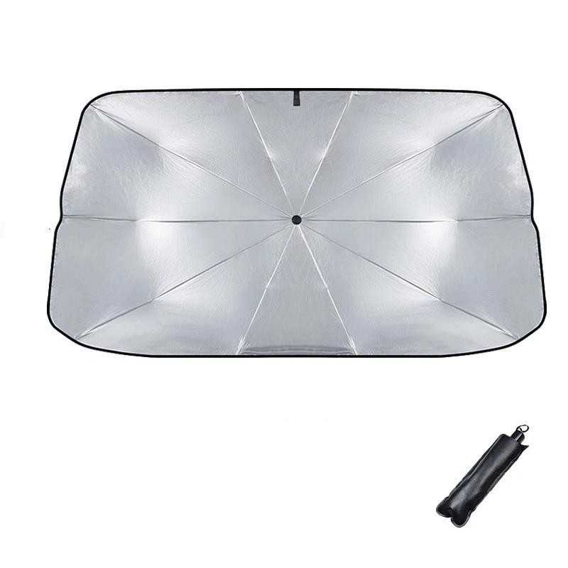 car sunshade car sunshade retractable sunscreen heat insulation front windshield