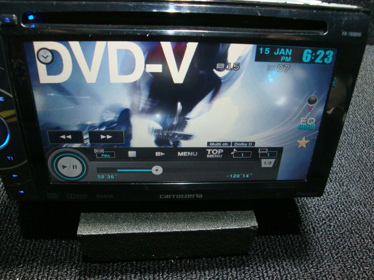 Pioneer Carrozzeria FH-780DVD Double Din Car Deck CD DVD