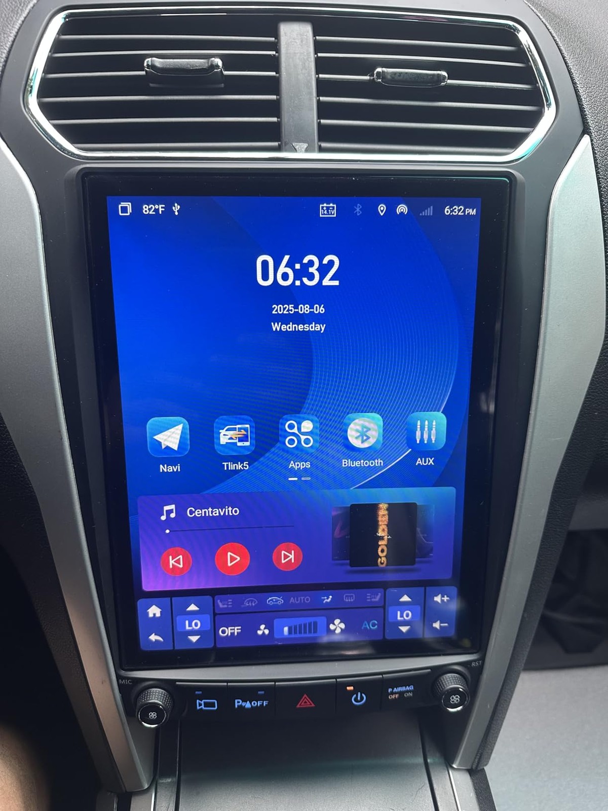 Android Car Navigation Radio 12.1″ for Ford Explorer 2011-2019 W.CarPlay 8 Core