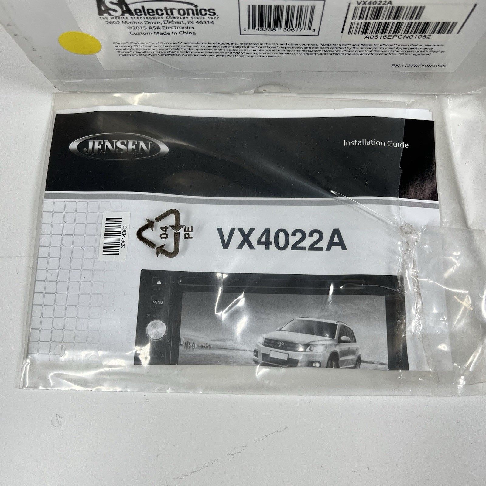 NEW Jensen VX4022A 6.2″ Touch Screen RV Stereo DVD Bluetooth USB HDMI SXM Ready