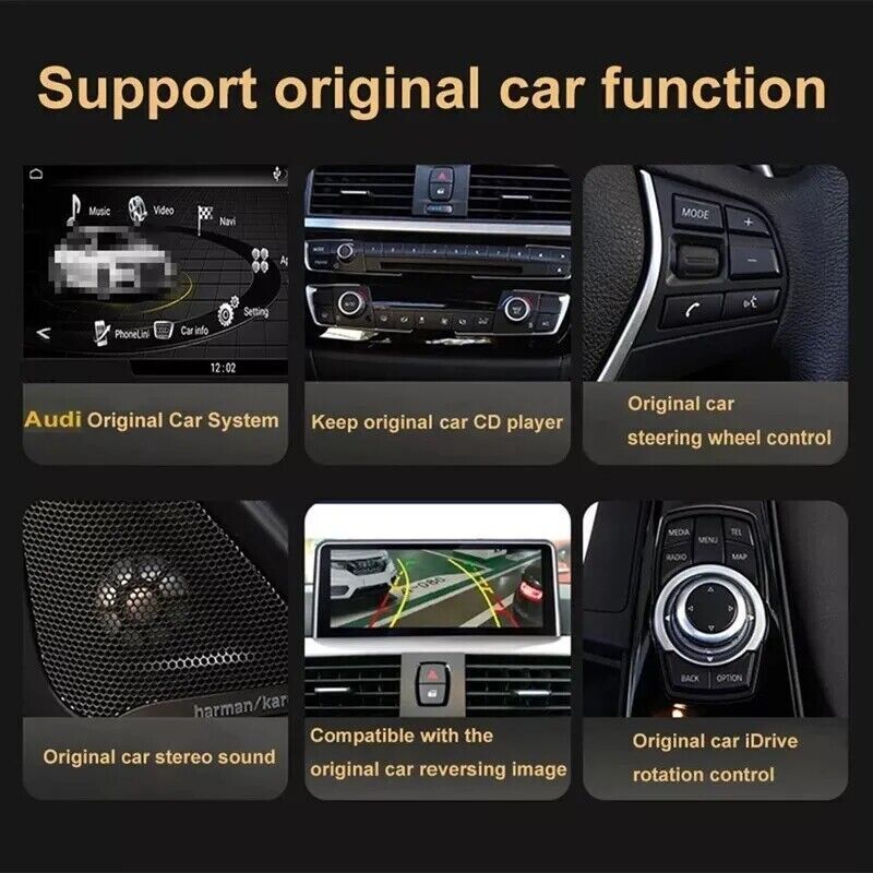 8.8″ Car Stereo Radio Auto Android GPS 8+128GB For AUDI A4 S4 A5 MMI 2008-2016