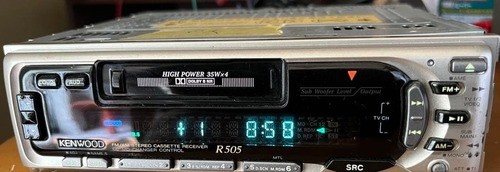 Kenwood R505 1DIN Cassette Receiver CD MD Changer Car Audio Head Unit JDM