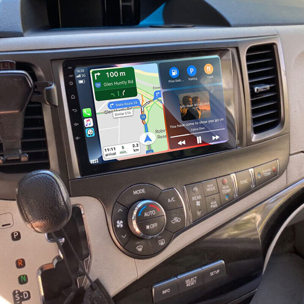 for Toyota Sienna 2011-2014 Radio Car Stereo Apple Carplay Android GPS Nav w/Cam
