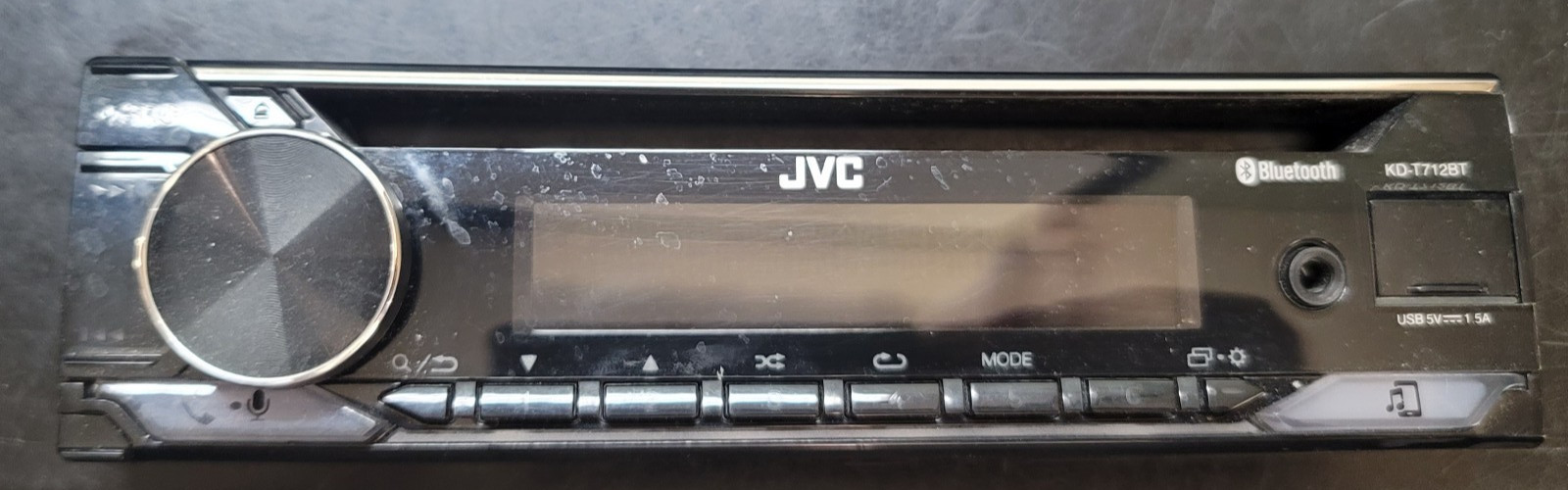 JVC KD-T712BT CD Receiver with Bluetooth / USB / Spotify / FACEPLATE ONLY