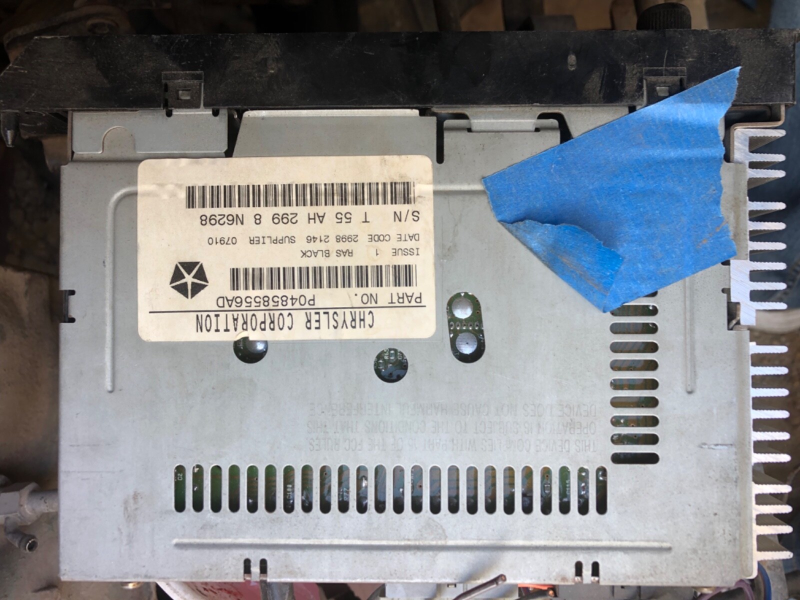 Mopar AM FM Cassette Stereo