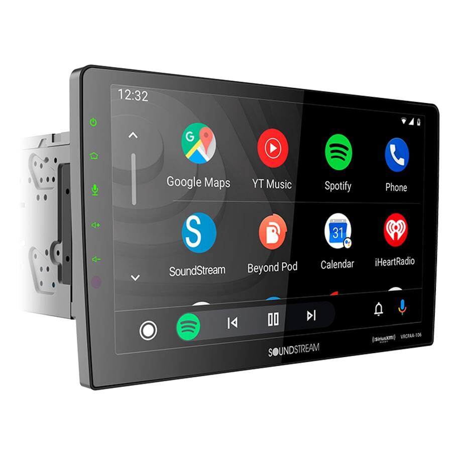 Soundstream 10.6″ 2 DIN DVD Player Apple Carplay Android Auto Stereo SiriusXM