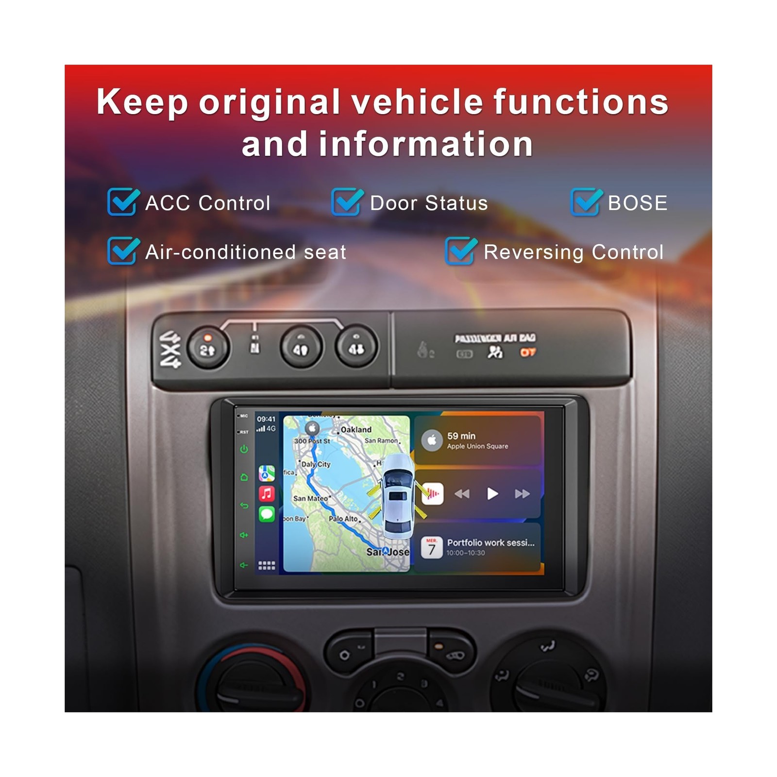[8 core 2G+32G] Car Stereo for 2003 2004 2005 2006 Chevrolet Chevy Silverado …