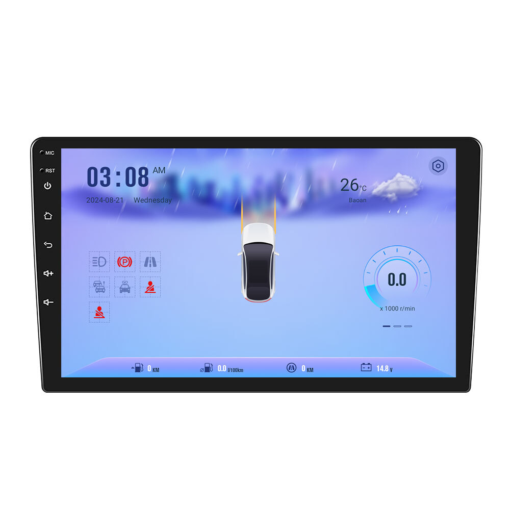 Universal 9″10.1″Car Video Player GPS Navi Touchscreen Wireless Carplay RDS DSP