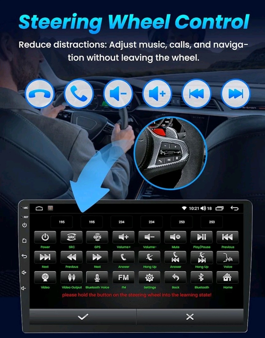 5G WiFi Car Radio for Dodge Ram 1500 2500 3500 2009-2012: 10 Inch 1280 Touch