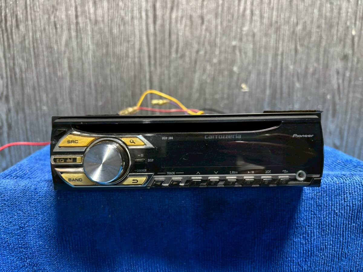 Pioneer Carrozzeria DEH-380 Front AUX CD Deck 1DIN Excellent JAPAN
