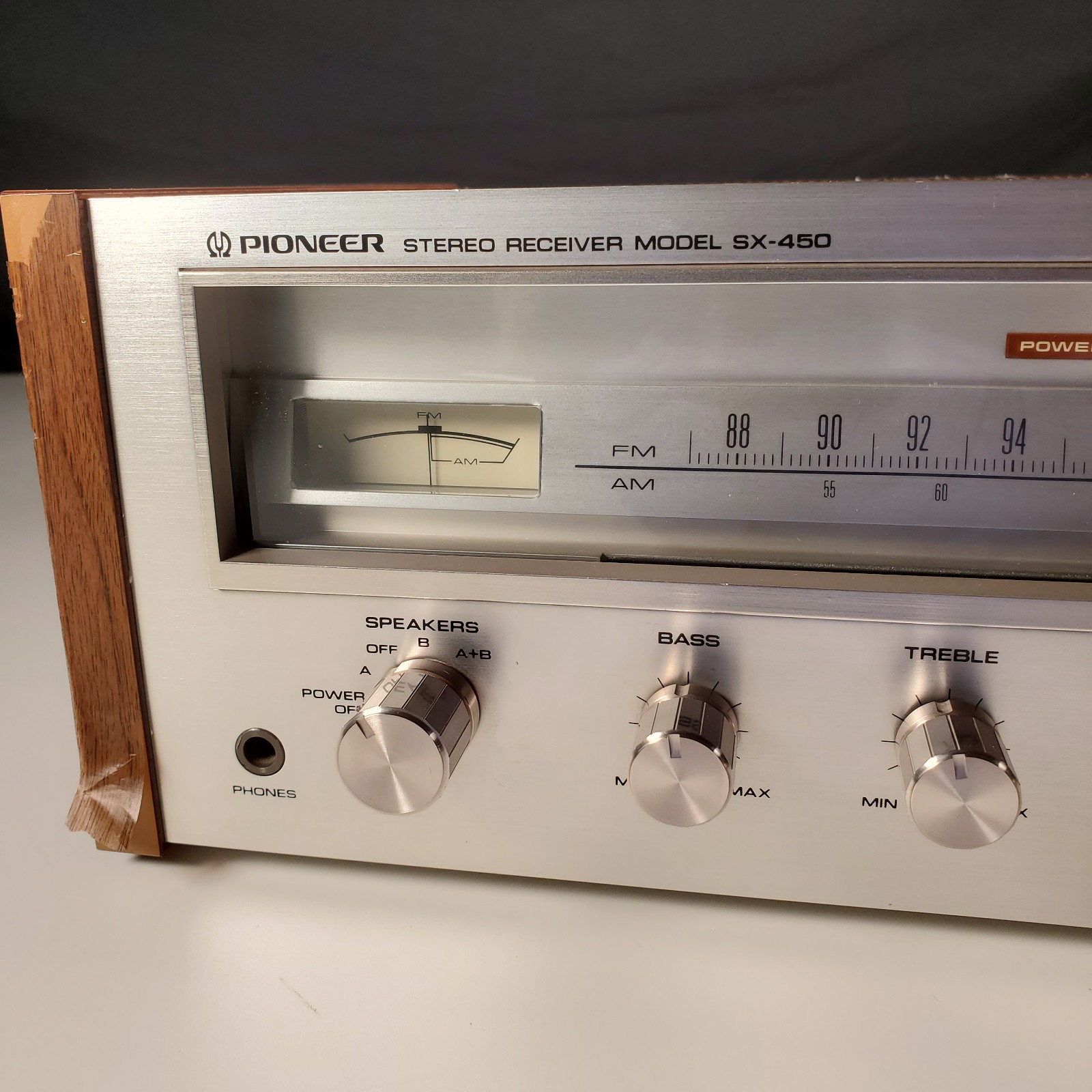Pioneer SX-450 15-watt per channel Solid-State AM/FM Stereo Receiver Works READ
