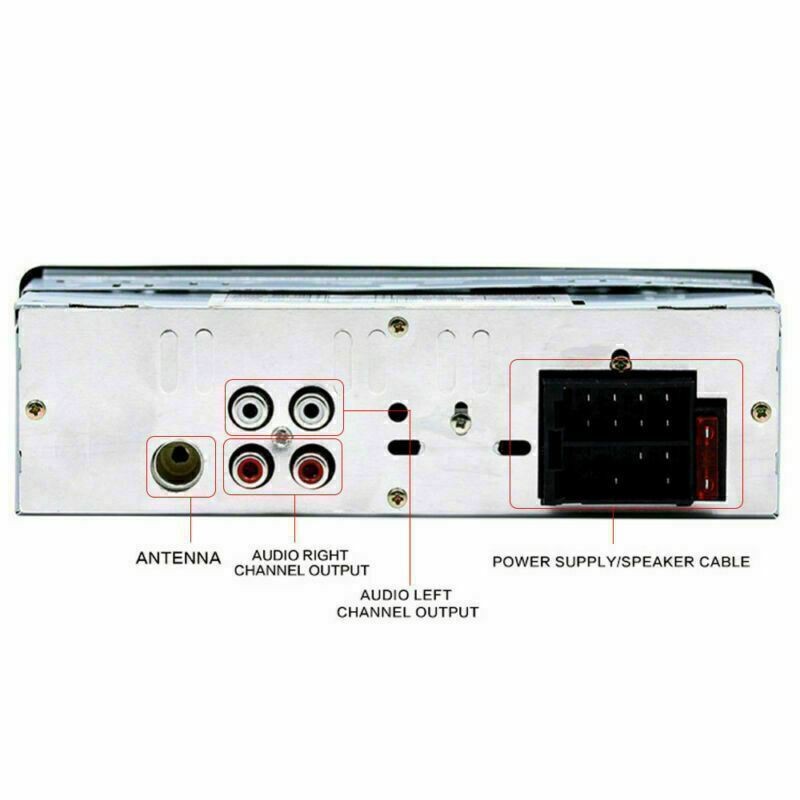 Bluetooth Car Stereo Audio In-Dash FM Aux Input Receiver USB SD MP3 Radio Player