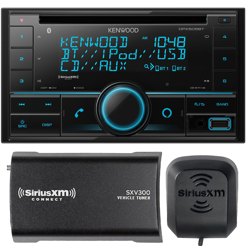 Kenwood DPX505BT CD Multimedia Receiver with SiriusXM Tuner