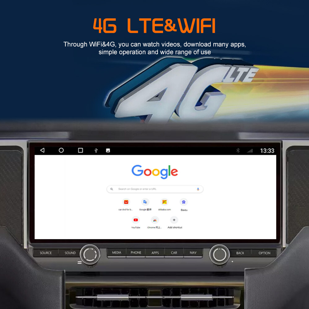 12.3″Car Video Player for Chevrolet Camaro 2010-2016 WiFi GPS Carplay BT Stereo