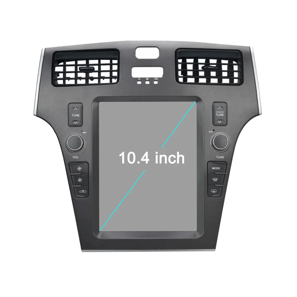 10.4” Android Car Stereo Radio GPS Navi Carplay For Lexus ES300 ES330 2005-2009