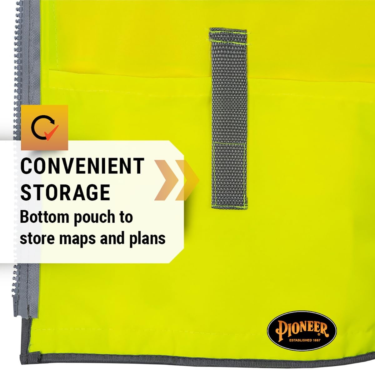 Safety Vest for Men – Hi Vis Reflective Neon, Cool Mesh Back Panel, 12 Pocket…