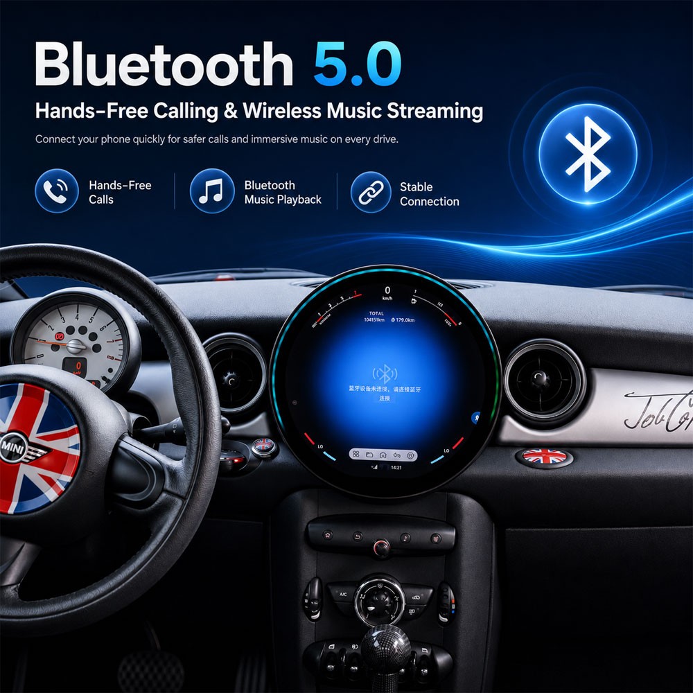 Android For BMW Mini Cooper R56 R60 2007-2014 Car Multimedia Video Player 11.8″