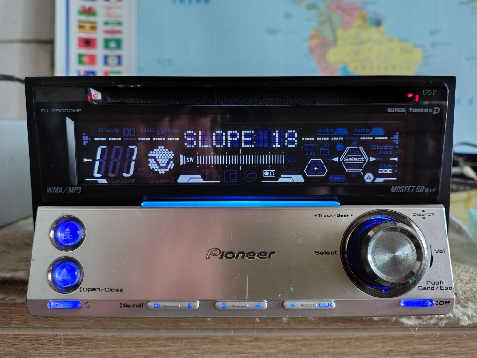 Pioneer FH-P5000MP Car Stereo CD/Cassete Player In Dash Receiver Fully Working