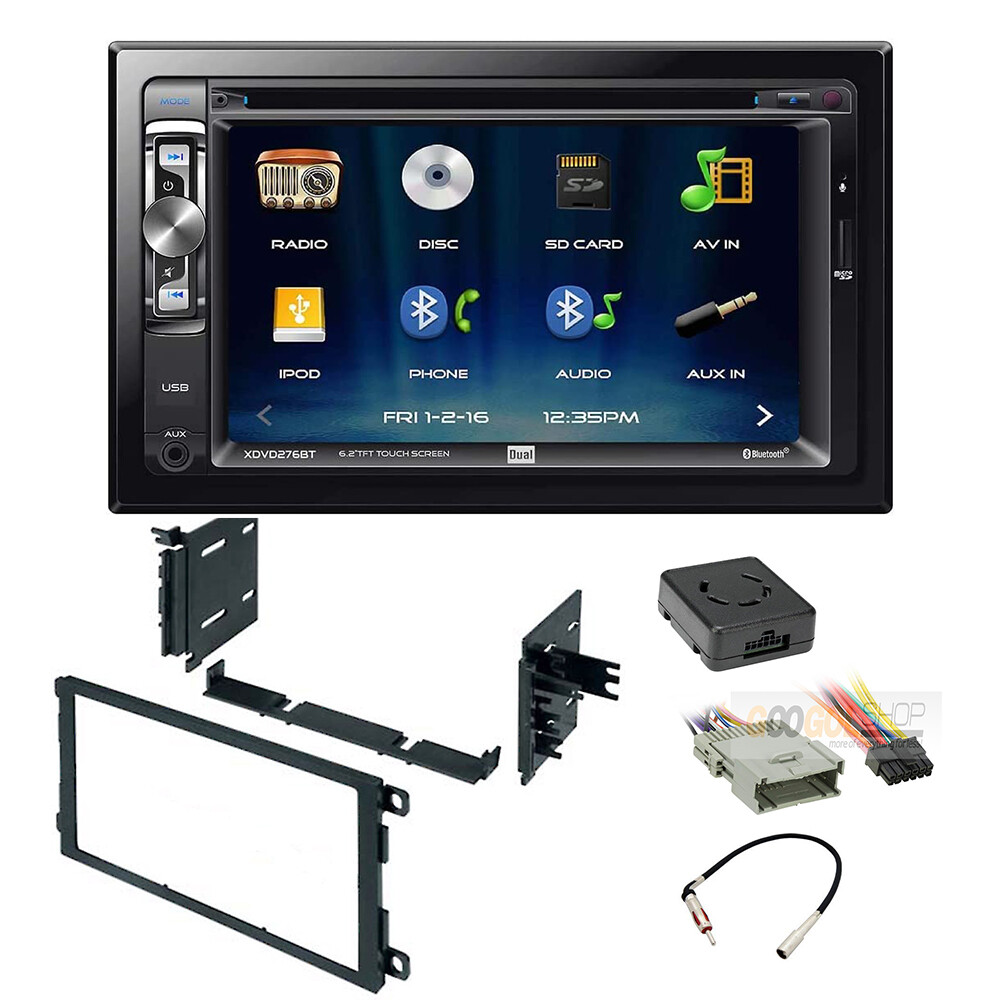 For 2003-06 GMC Sierra CD/DVD Car Stereo Install Kit Chime Warning Wire Harness