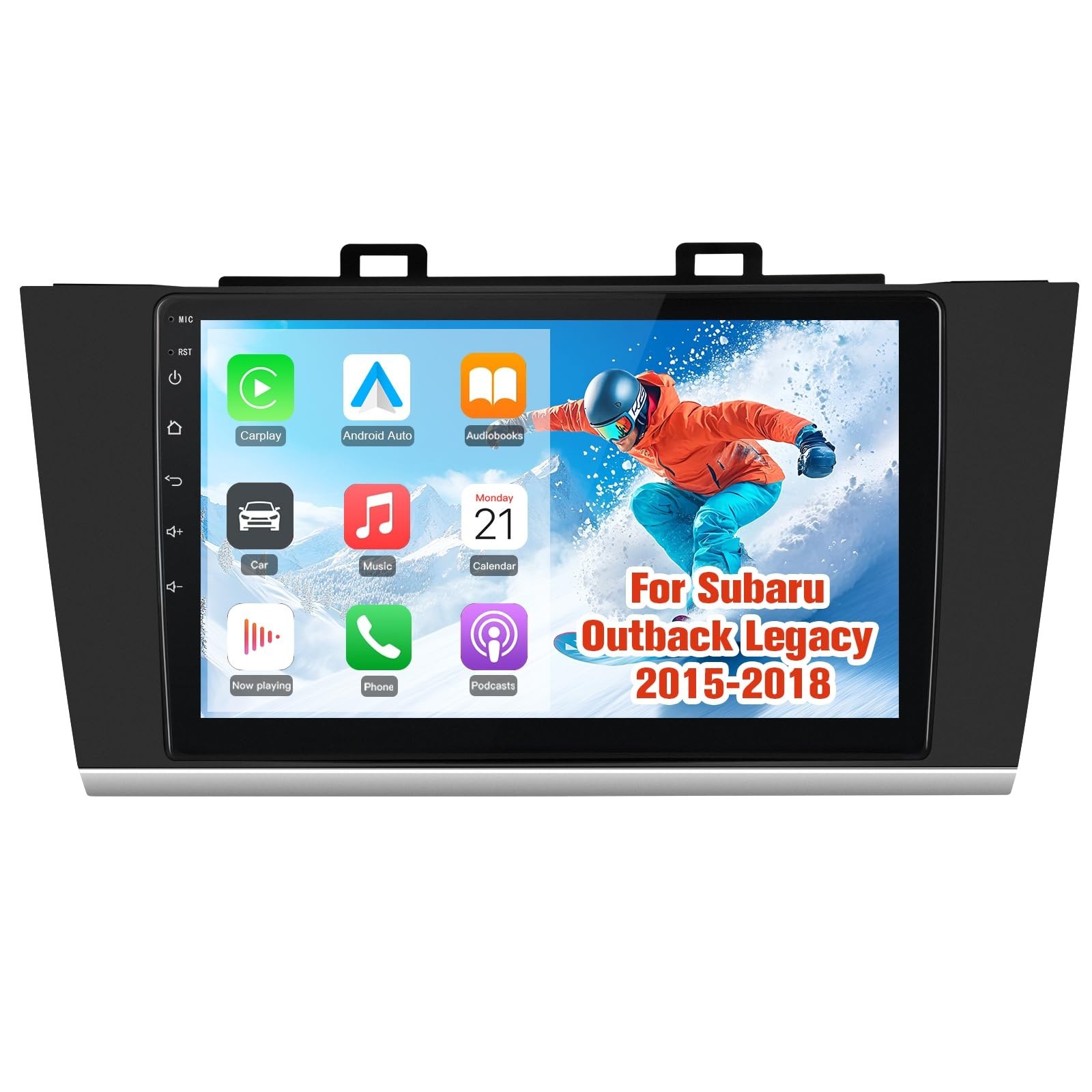 AWESAFE Car Stereo for Subaru Outback Legacy 2015 2016 2017 2018, Touchscreen…