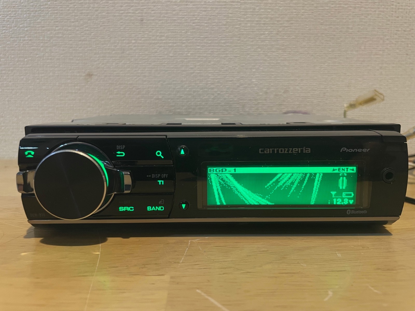 Carrozzeria Pioneer DEH-970 1DIN CD/Bluetooth/USB/AUX Car Audio Tested Working
