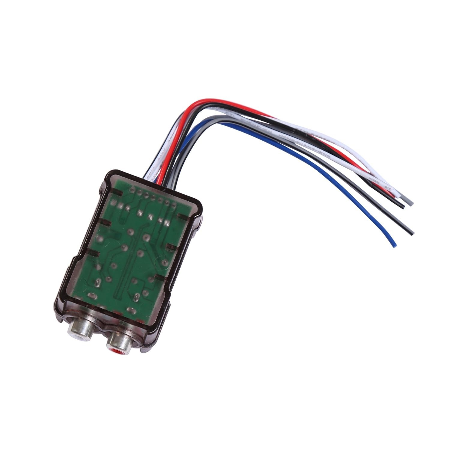 Car Stereo Hi-Low Converter for Auto Subwoofer Amplifier to RCA Adapter