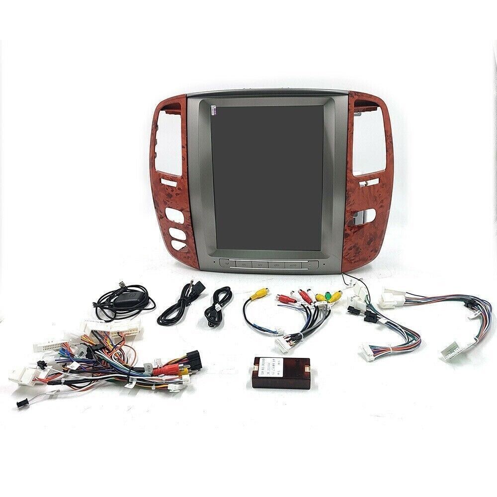 Android 14 Auto GPS Navigation for Lexus LX470 2002-2007 LC100 Car Stereo Radio