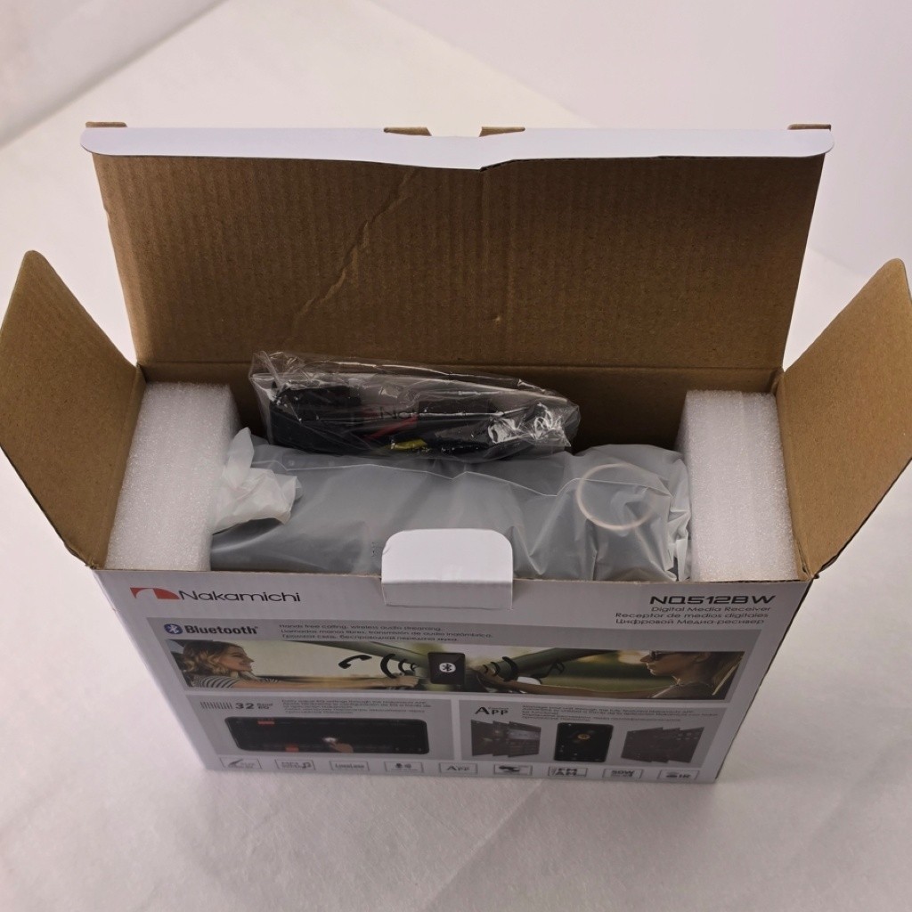 Nakamichi NQ512BW 1DIN Mechless Car Stereo Dual Bluetooth 5.1 App Control RV