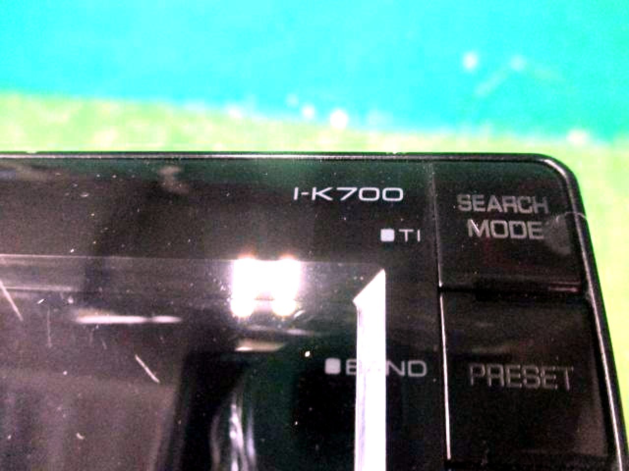Kenwood I-K700 Car Stereo Receiver Tested Working w/ Remote, Manual
