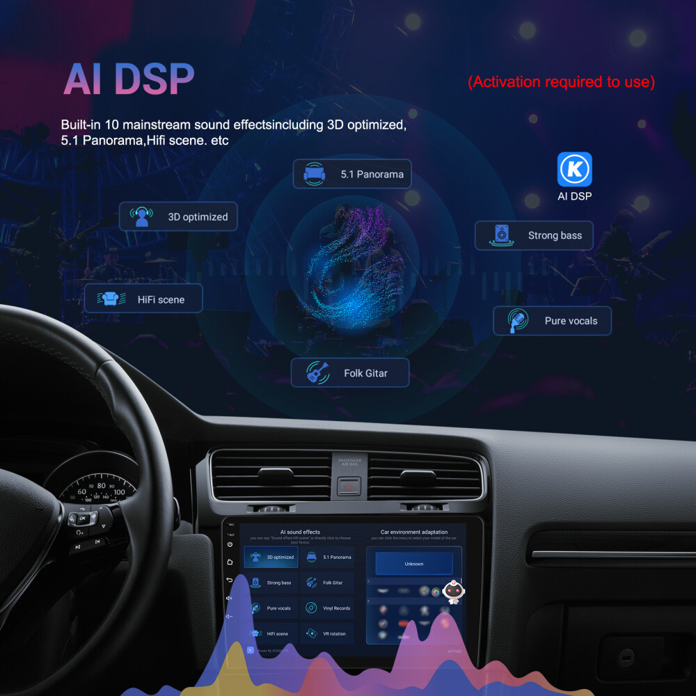 9 Inch 2 Din Android 13 Car Stereo Radio with Bluetooth 4+64G Carplay IPS Screen