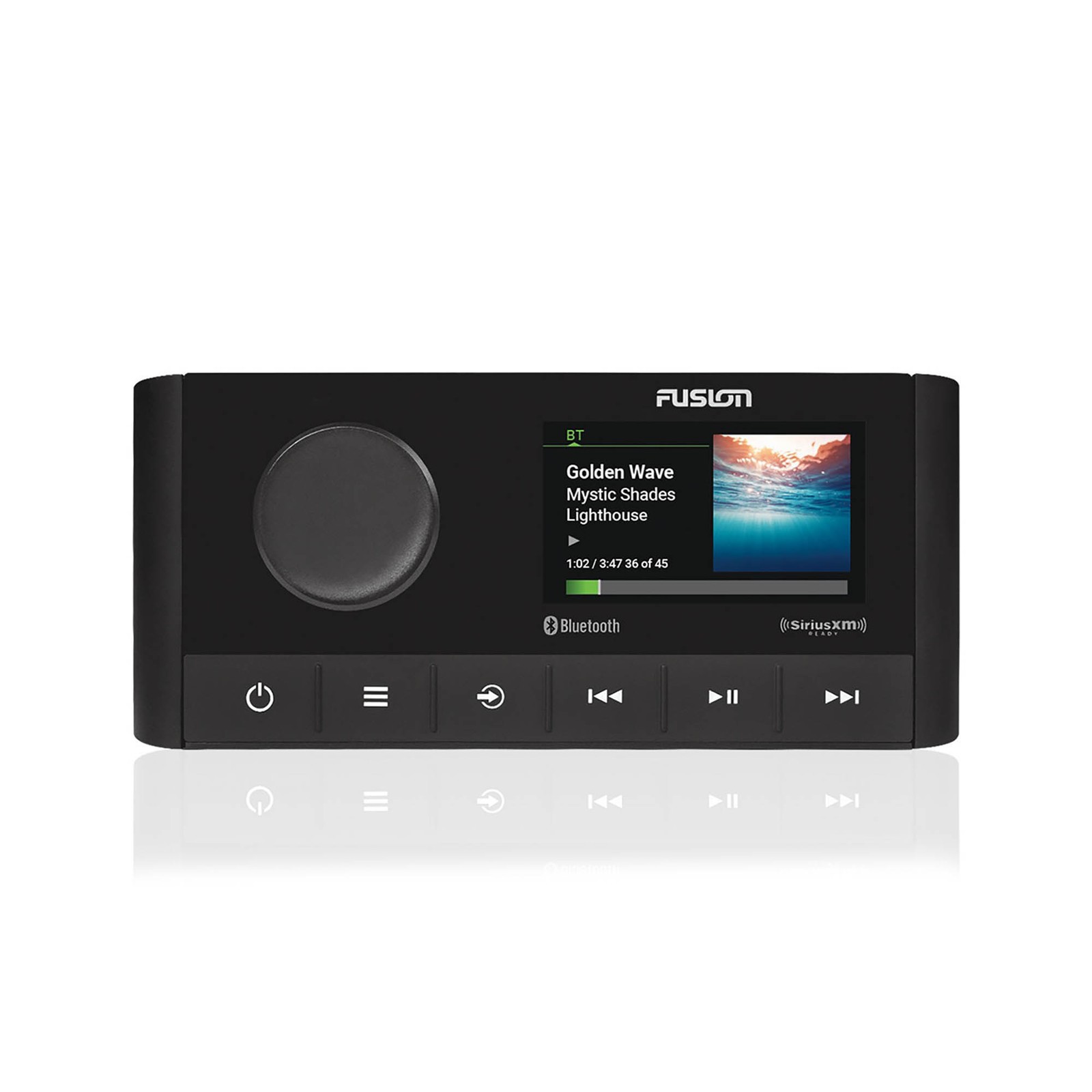 Fusion MS-RA210 Marine Entertainment System + (2) ARX70B Black Wireless Remotes