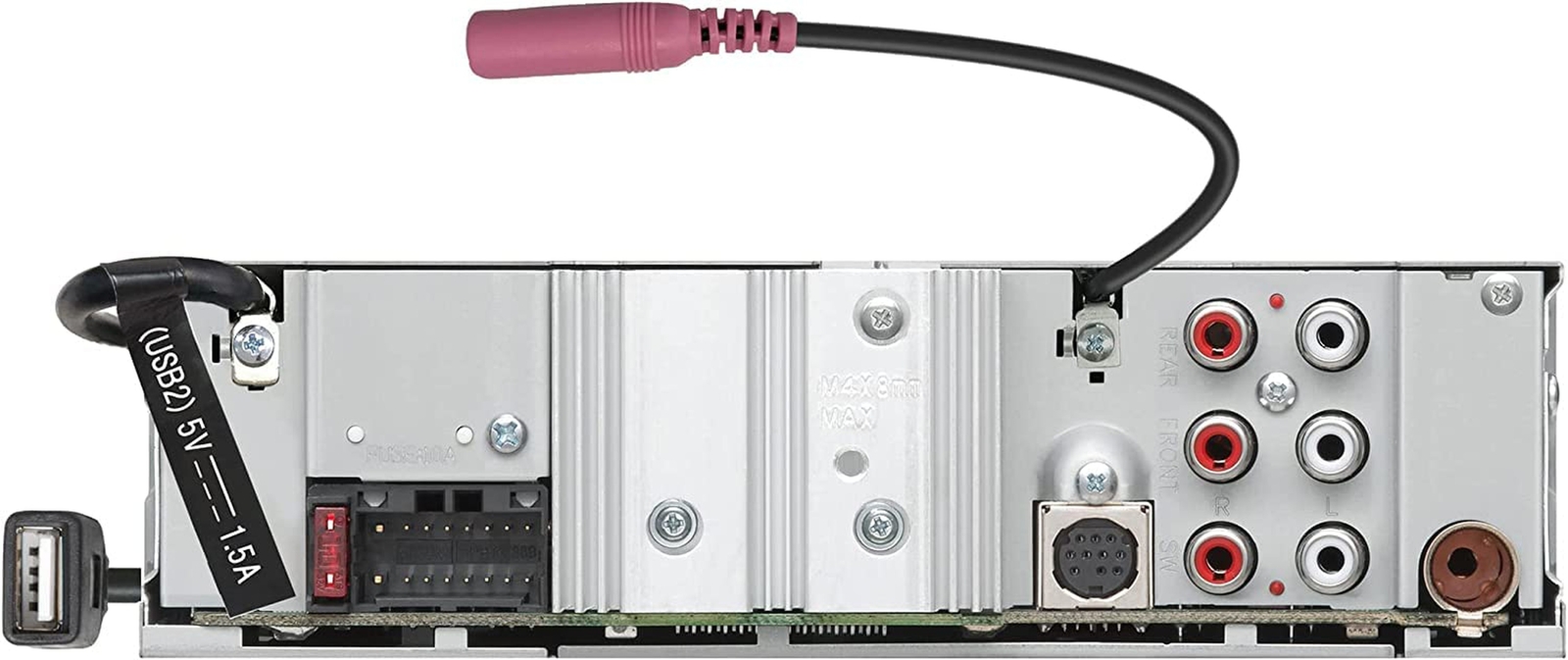 Kenwood KMM-X705 AM FM HD BT Dual USB Car Stereo, Plus SiriusXM Satellite Tuner