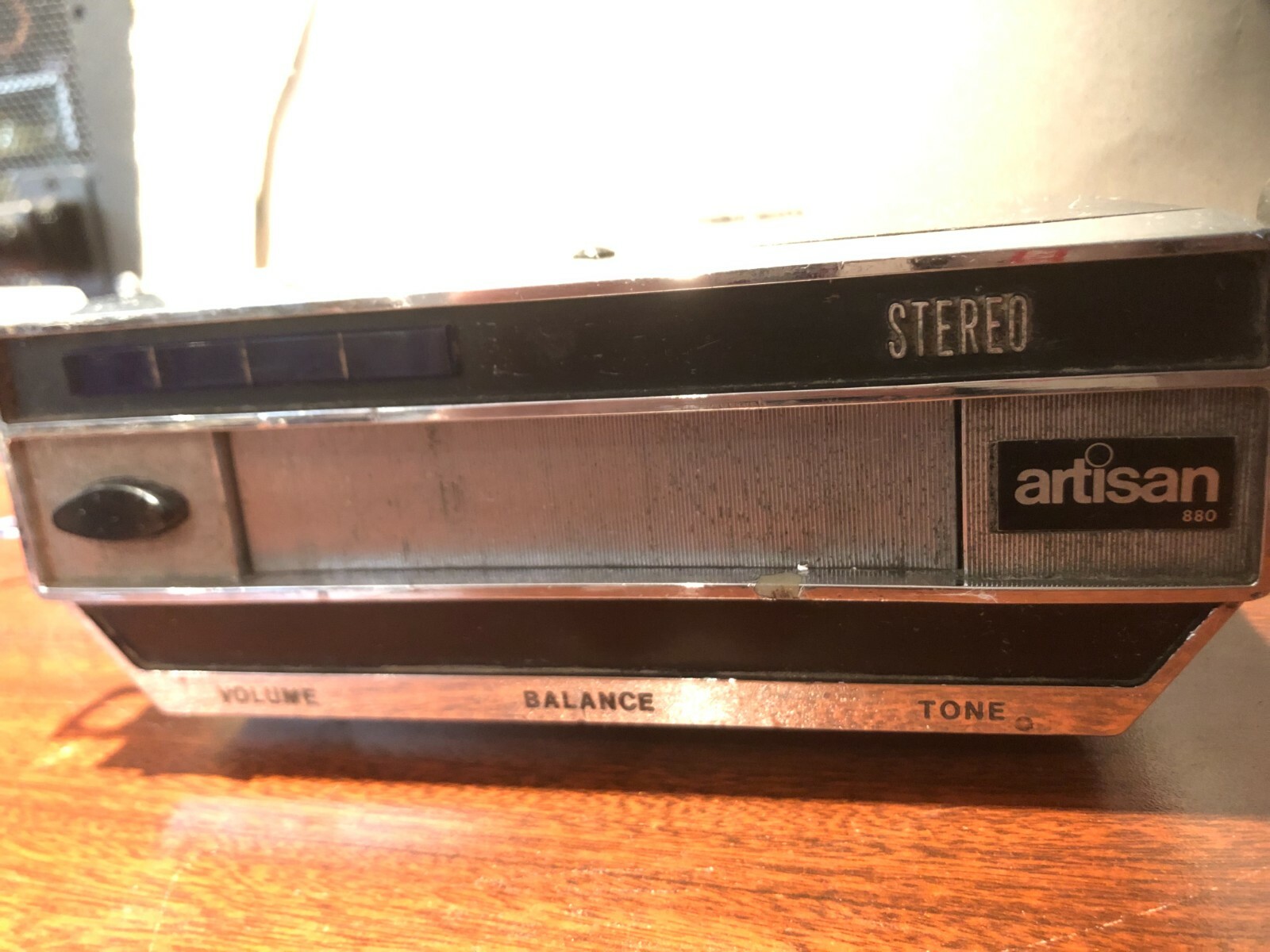 RARE Artisan 880 Car Stereo 8-Track from 1970s (untested)