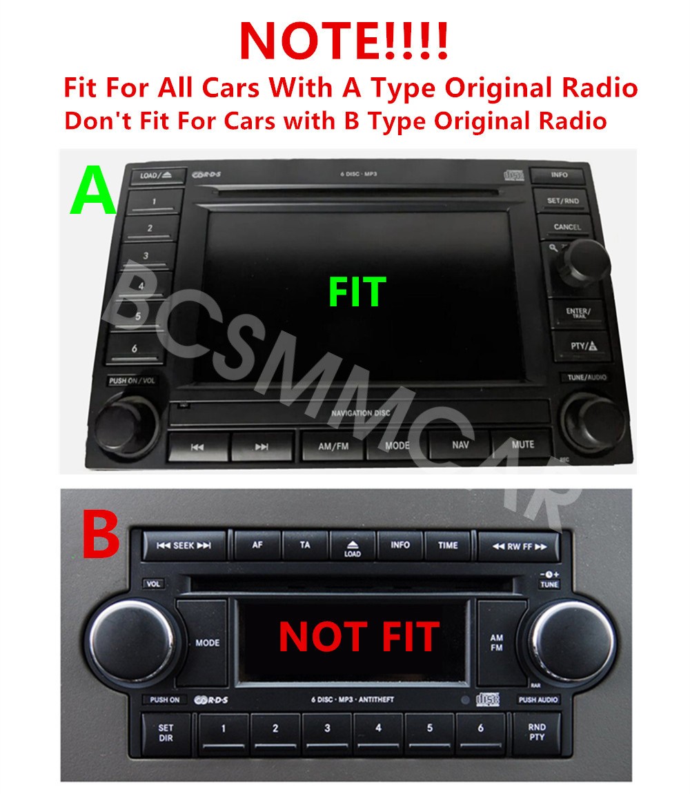Fit For 2004-2009 Dodge Durango Stereo Radio Player 8″ Touch Screen Android 14