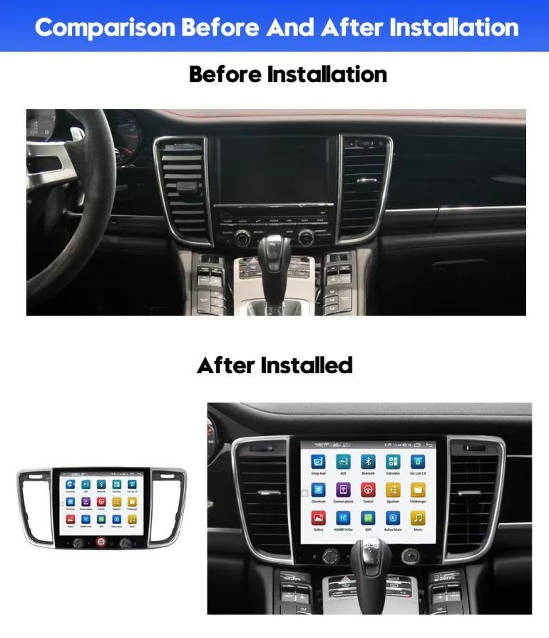 8.4″ Android Car Radio GPS BT CarPlay Stereo Navi For Porsche Panamera 2010-2017