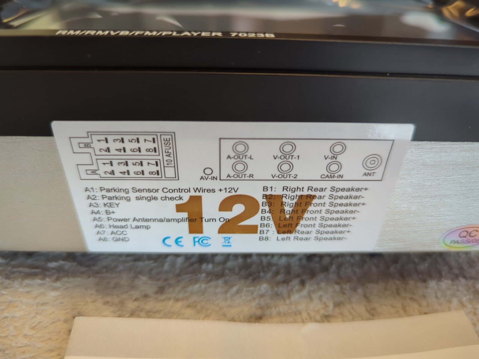 1080P Full HD 7″ 7023B Car Stereo with Bluetooth & Backup Camera – Easy Install