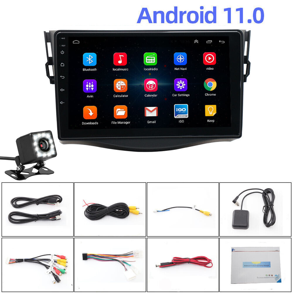 Android 12 Car Radio Multimedia Player For Toyota RAV4 Rav 4 2007-2012 Carplay
