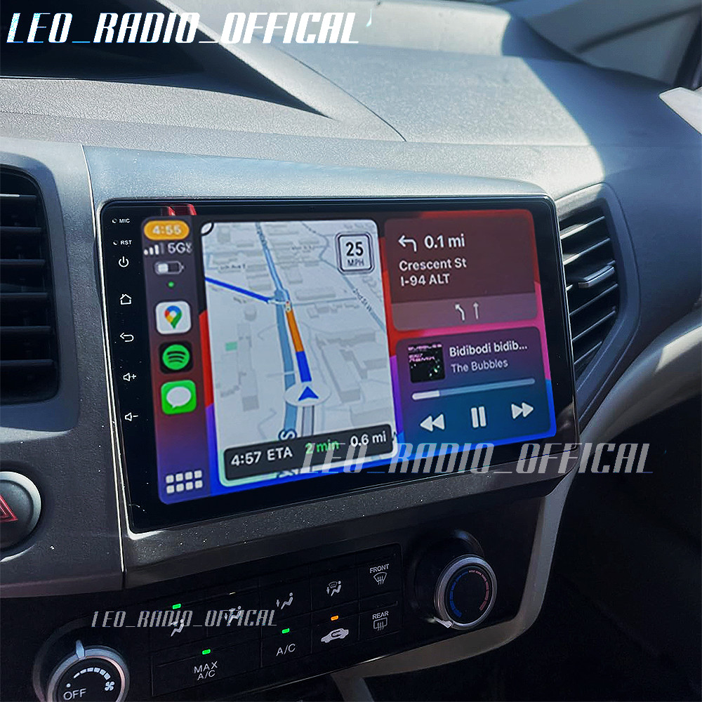 2G+32G Carplay Android 12 Car Stereo Radio For 2012 Honda Civic GPS +Camera