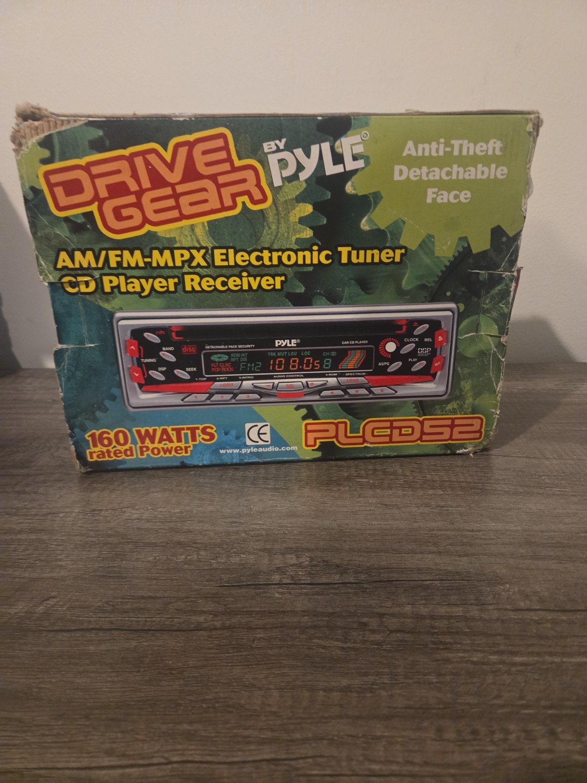 AM/FM-MPX Receiver CDR Player w/Detachable Face
