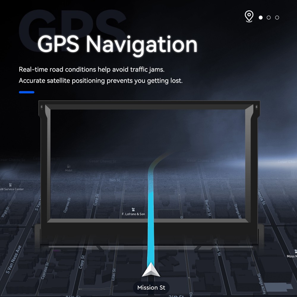 7″ 4G+64GB Car Stereo Radio 1 DIN CarPlay 8 Core Android 15 GPS Flip Out Screen