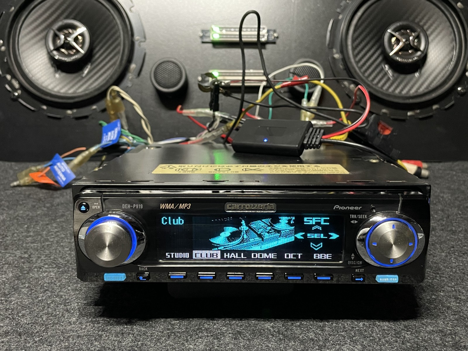 Pioneer Carrozzeria DEH-P919 CD Player SFC Concert Hall Added Bluetooth Remote