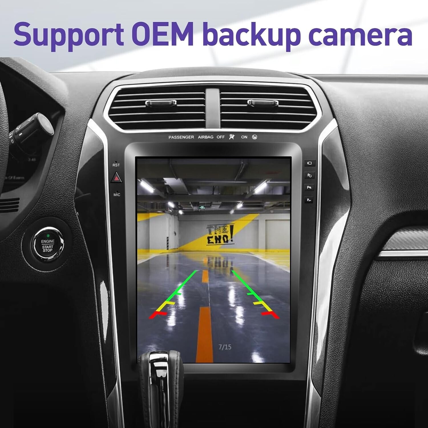 12.1″ HD Car Radio GPS Navigation Android 2+32GB For Ford Explorer 2011-2019