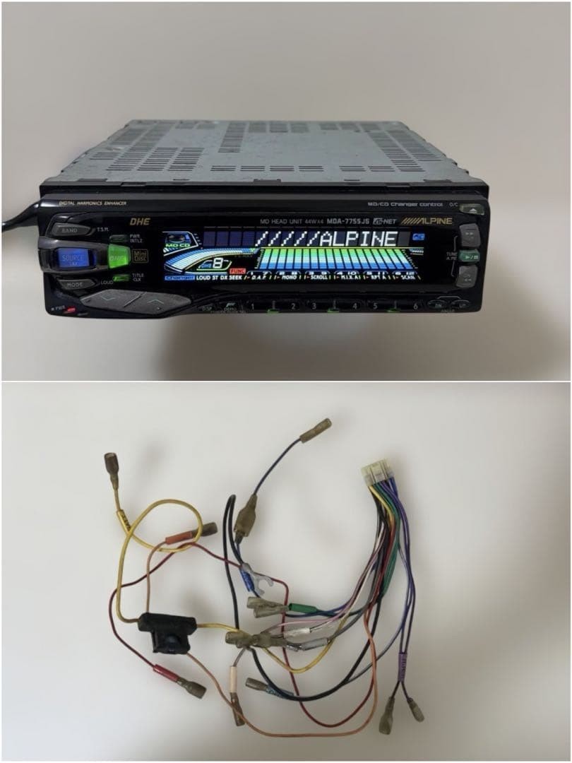 ALPINE MDA-7755JS MD Player Car Audio Head Unit Tested