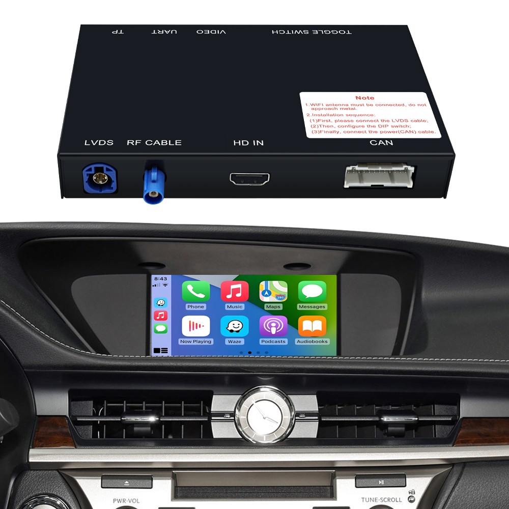 Wireless Carplay Android Auto Module For Lexus ES 2014-2019 Mirror Link AirPlay
