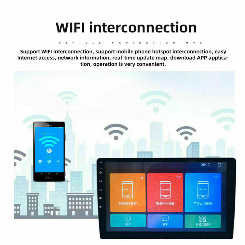 For Honda Accord 2008-2013 Android 15 2+32GB Car GPS Stereo Radio Apple Carplay