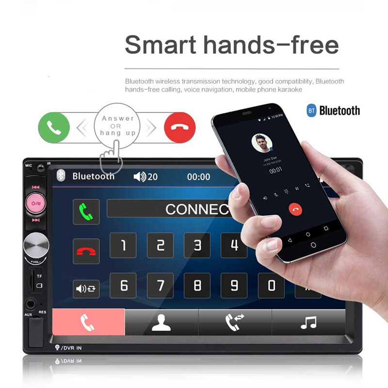 2 Din 7″ HD Touch Screen Autoradio MP5 Stereo Multimedia Player Radio Auto Audio